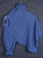 Blue Stripes Slim Fit pure cotton Knitted T-Shirt