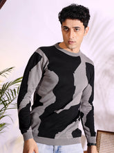 Revolution Unstoppable Black and Grey Pure Cotton Knitted T-Shirt