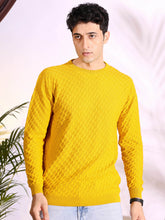 Yellow Box Pure Cotton Men's Knitted T-Shirt