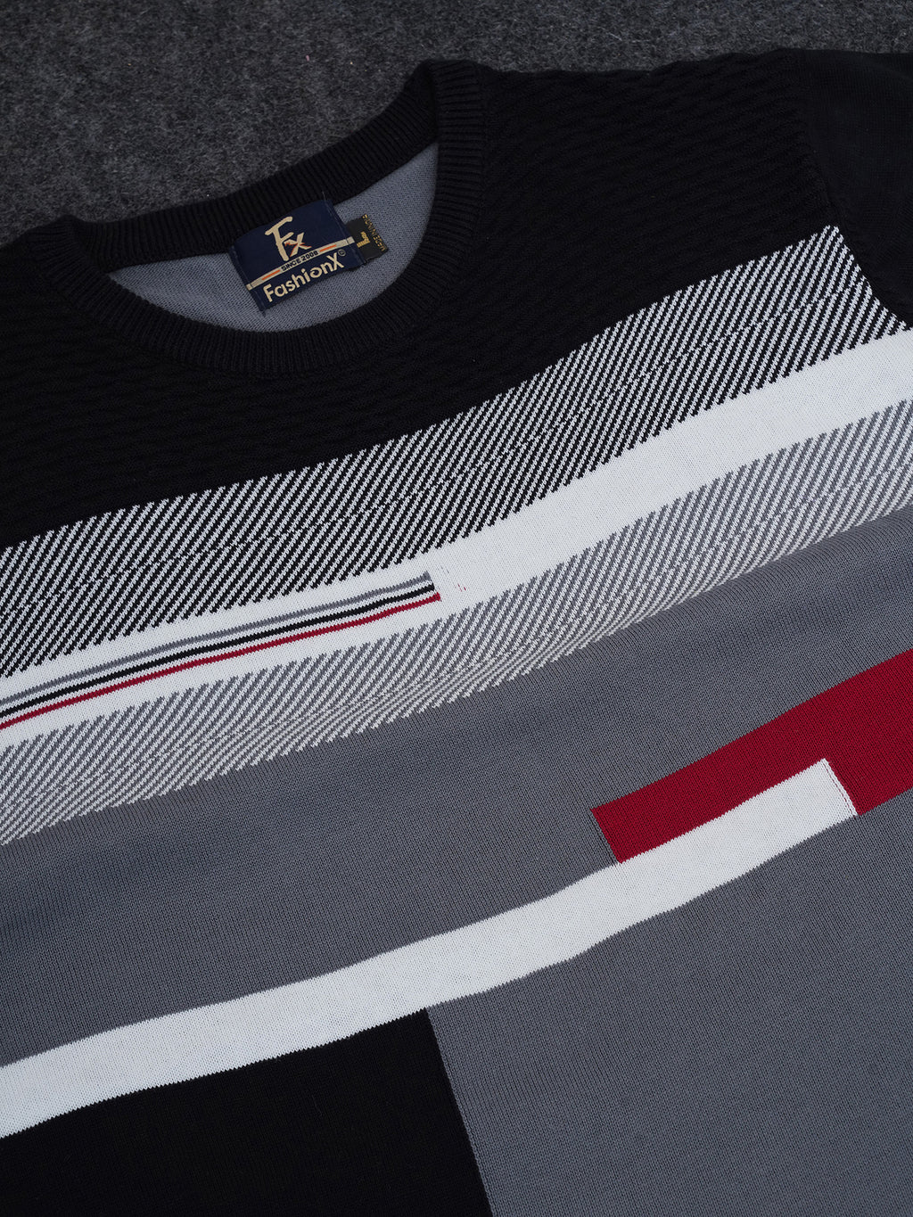 Exclusive Grey Pure Cotton Knitted T-Shirt for men