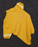 Yellow Tatting Knitted & Sleeve Lining T-Shirt for Men