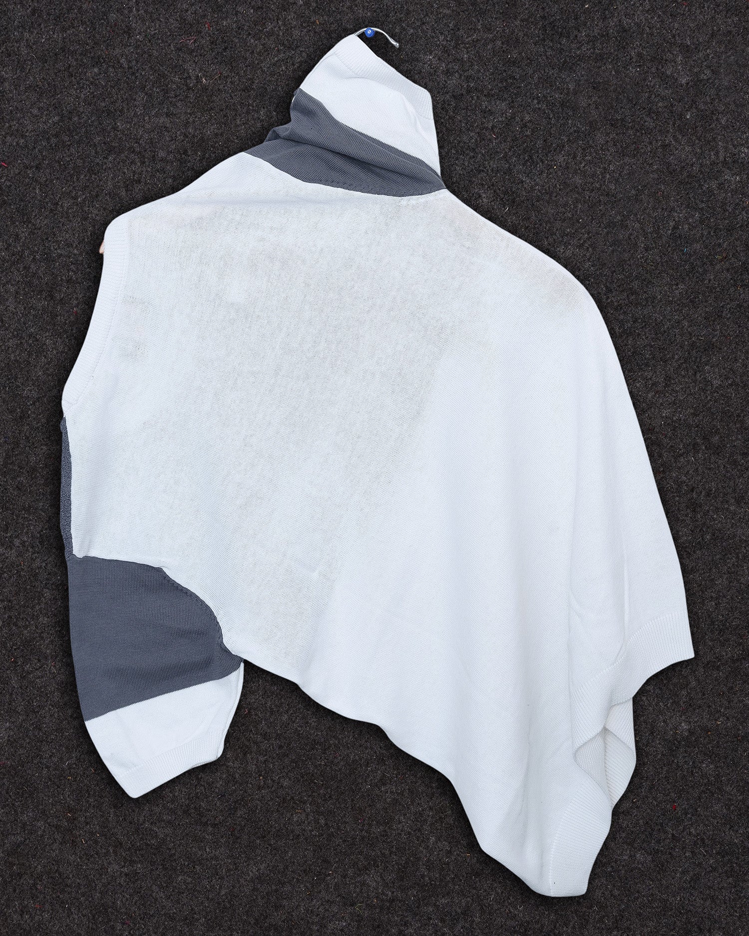 Density White Self Pattern Slim Fit Knitted T-Shirt for Men Secondary image
