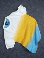 Multi Color White Sun-Shine Knitted T-Shirt for Men