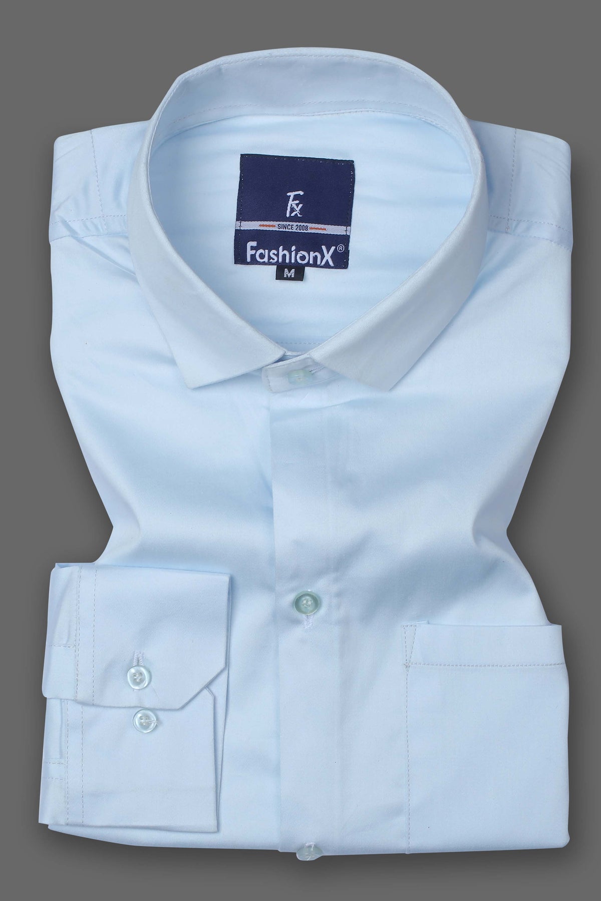 Men Twilight Blue Comfort Satin Cotton Casual Shirt