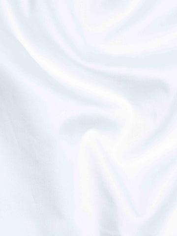 Men White Comfort Satin Cotton Casual Shirt