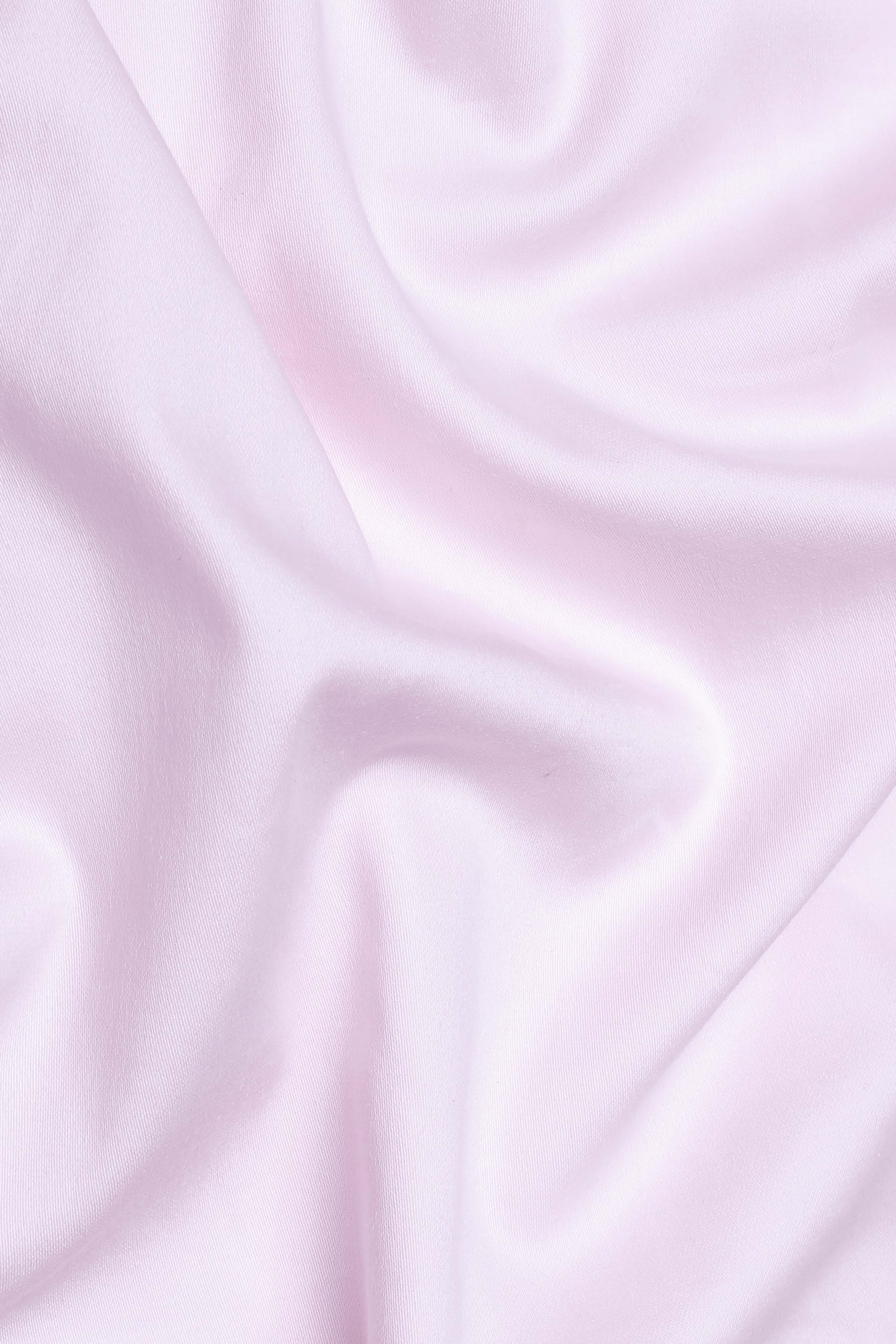 Men Light Pink Comfort Satin Cotton Casual Shirt