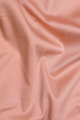 Men Peach Comfort Satin Cotton Casual Shirt