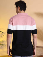 Pure Cotton Textured Polo Men's Knitted T-Shirt