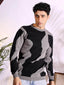 Revolution Unstoppable Black and Grey Pure Cotton Knitted T-Shirt