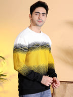 Multi Color Sun-Shine Knitted Men's T-Shirt