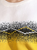 Multi Color Sun-Shine Knitted Men's T-Shirt