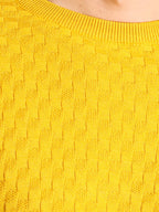 Yellow Box Pure Cotton Men's Knitted T-Shirt