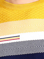 Exclusive Blue Pure Cotton Knitted T-Shirt for men